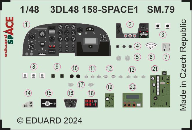 1/48 SM.79 SPACE (EDU)