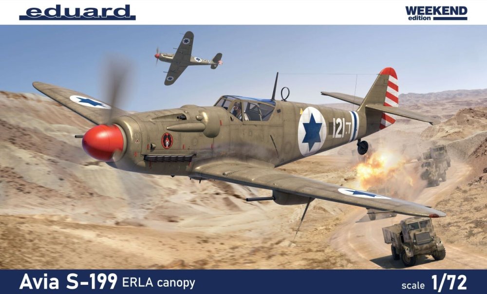 1/72 Avia S-199 ERLA canopy (Weekend Edition)