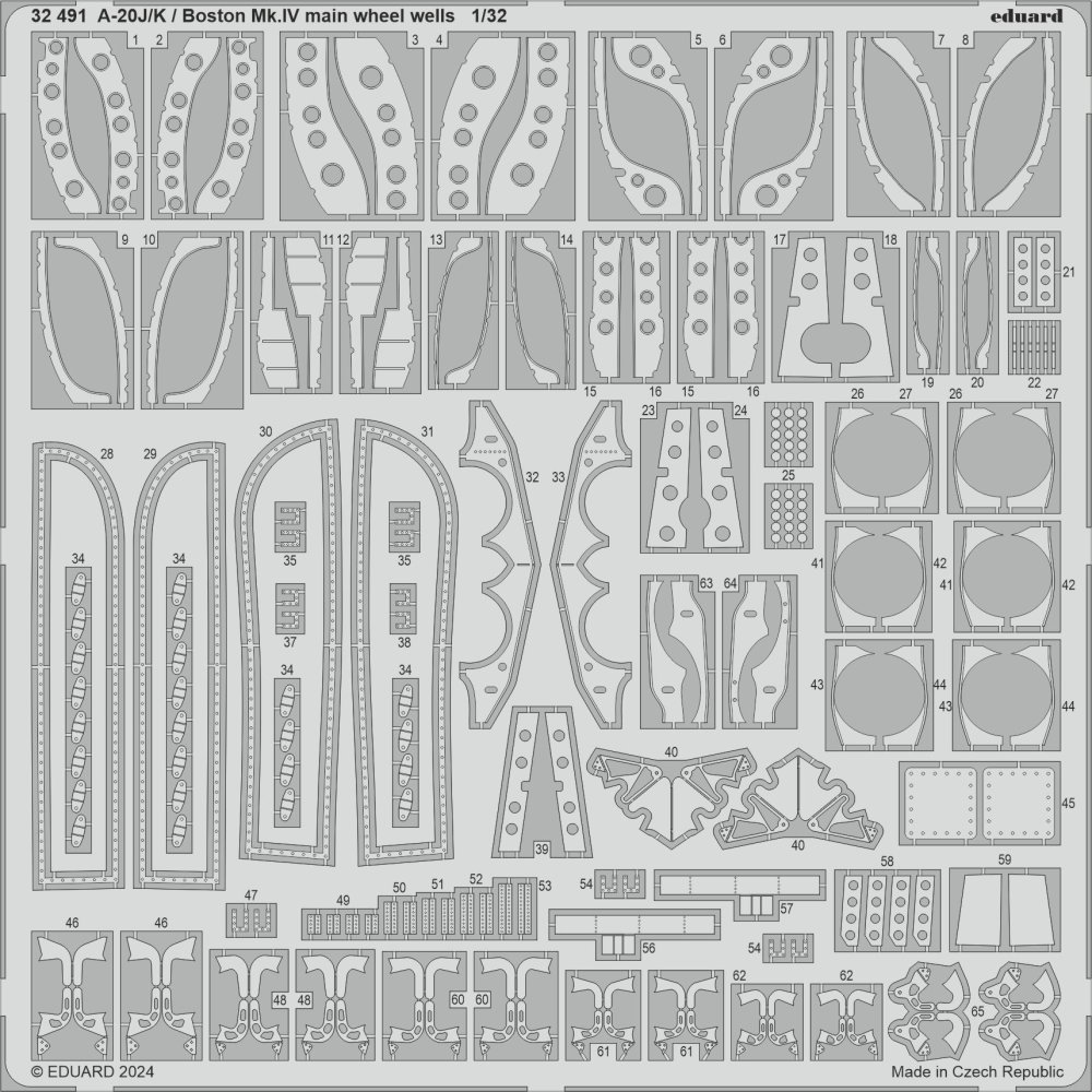 SET A-20J/K / Boston Mk.IV main wheel well (HKM)