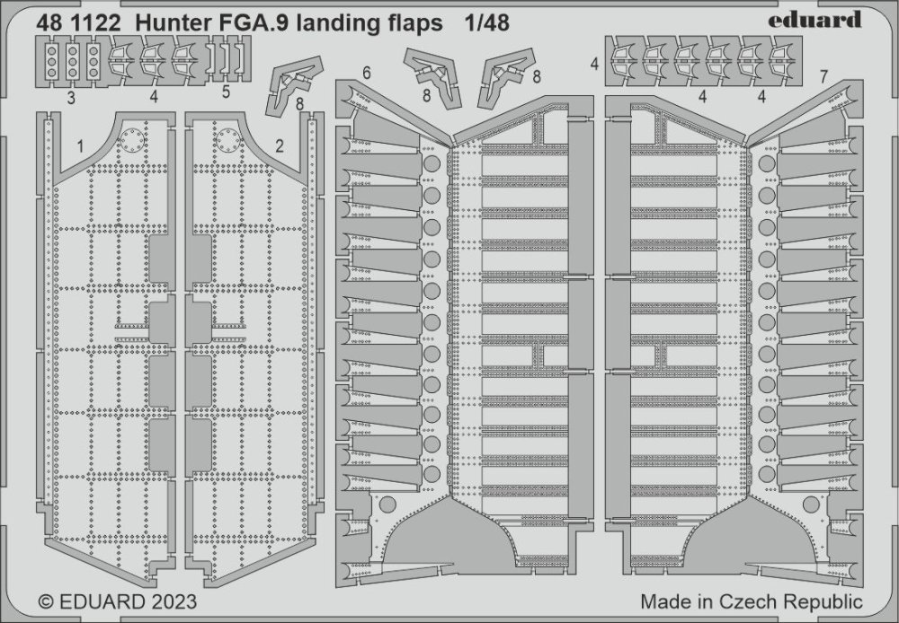 SET Hunter FGA.9 landing flaps (AIRF)