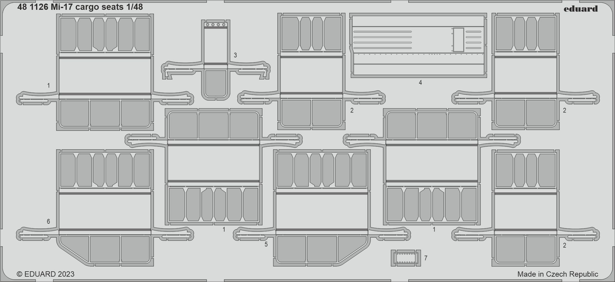 SET Mi-17 cargo seats (TRUMP)