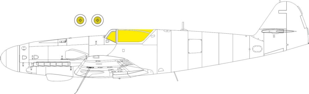 Mask 1/48 Bf 109K-4 (EDU)