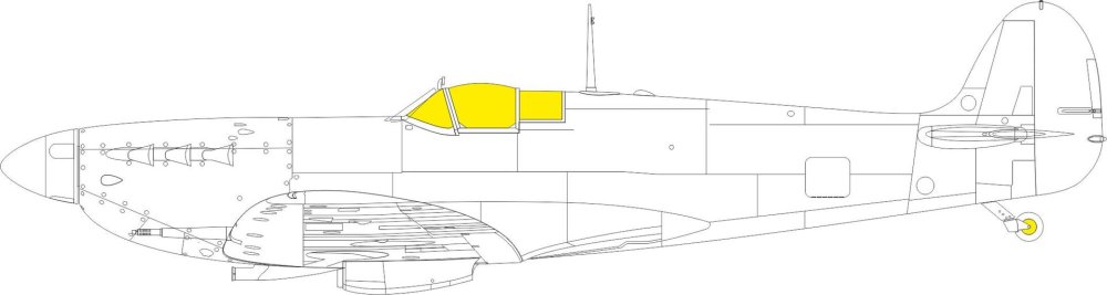 Mask 1/48 Spitfire Mk.Vb early (EDU)