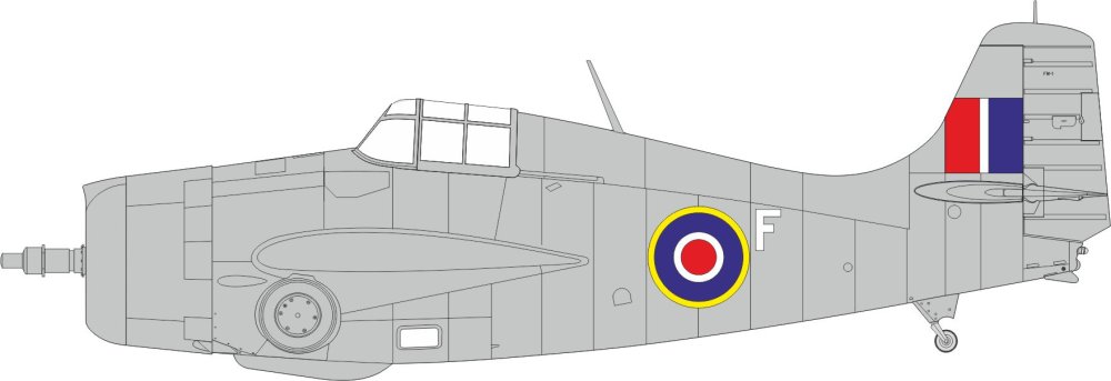 Mask 1/48 FM-1 British national insignia (TAM)