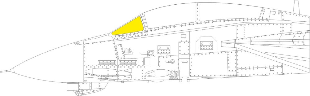 Mask 1/48 F-14A windshield TFace (G.W.H.)