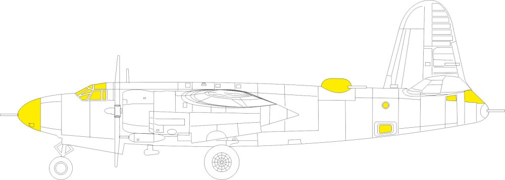 Mask 1/48 B-26B Marauder (ICM)
