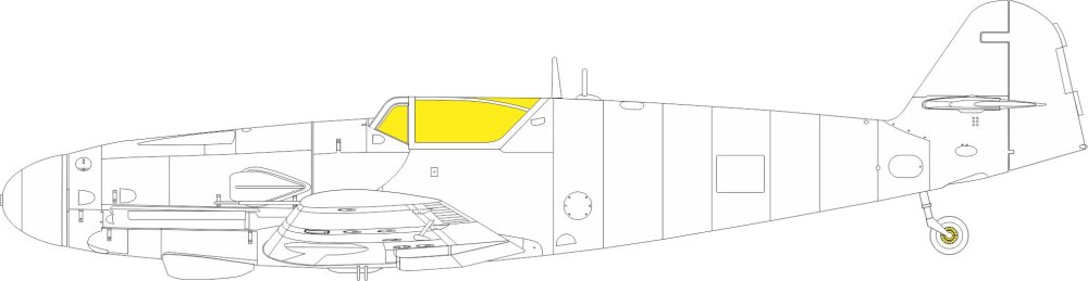 Mask 1/48 Bf 109K TFace (EDU)