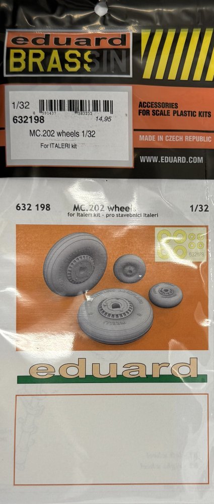 BRASSIN 1/32 MC.202 wheels (ITAL)