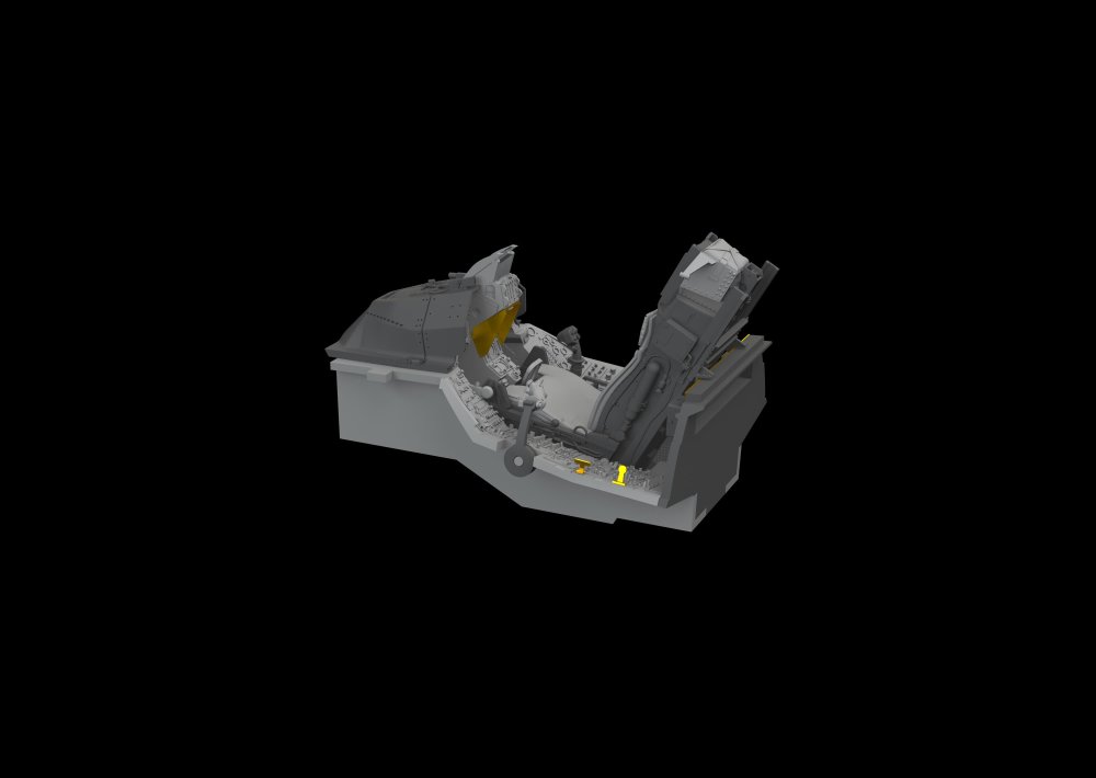 BRASSIN 1/48 F-16A MLU cockpit PRINT (KIN)