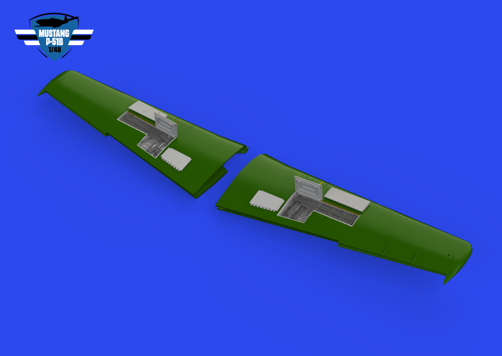 BRASSIN 1/48 P-51B/C gun bays PRINT (EDU)