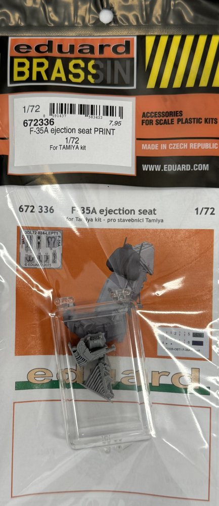 BRASSIN 1/72 F-35A ejection seat PRINT (TAM)