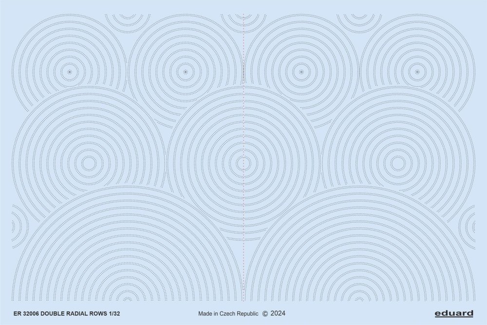 1/32 Double radial rows