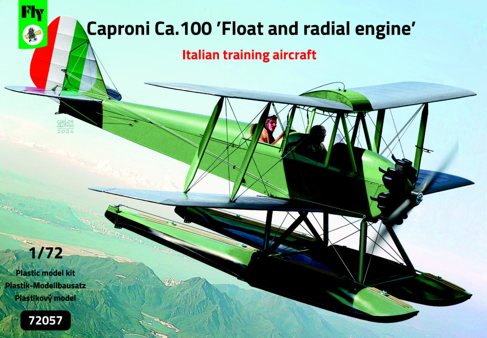 1/72 Caproni Ca.100 Float&Radial engine (4x camo)