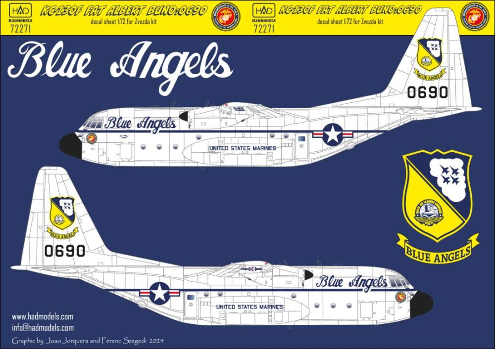 1/72 Decal KC-130F 'Fat Albert 0690' (ZVE)