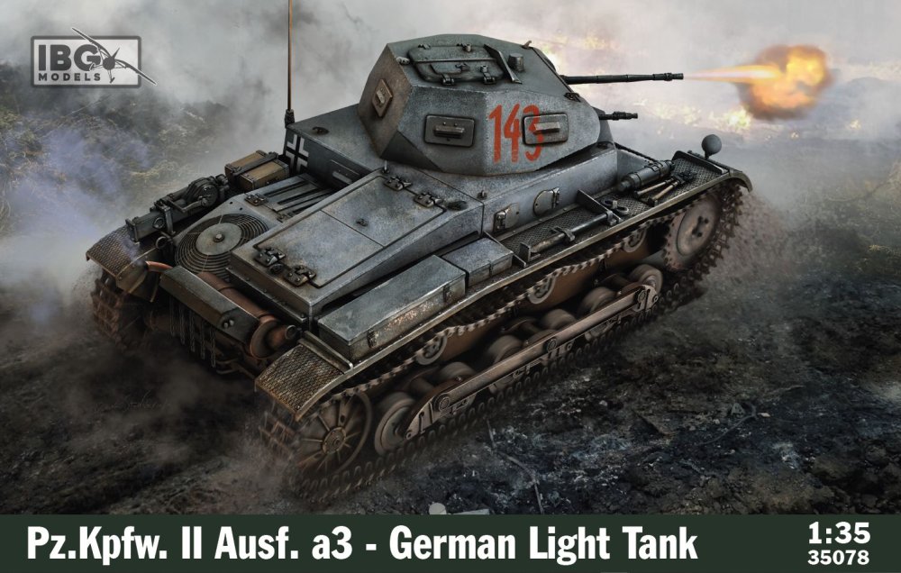 1/35 Pz.Kpfw. II Ausf. A3 - German Light Tank
