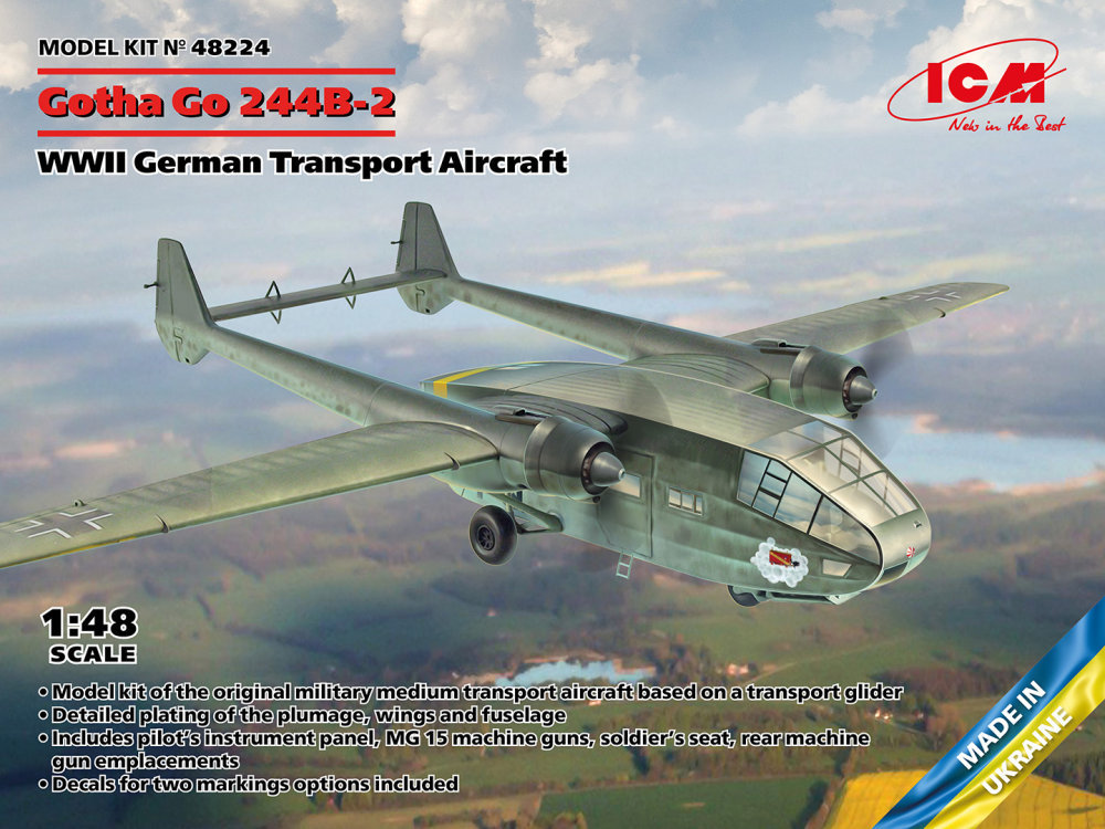1/48 Gotha Go 244B-2, German WWII Transp. Aircraft