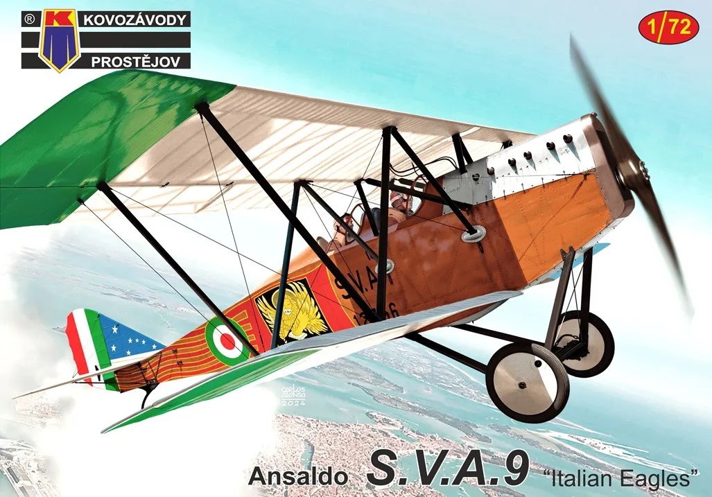 1/72 Ansaldo SVA 9 'Italian Eagles' (3x camo)