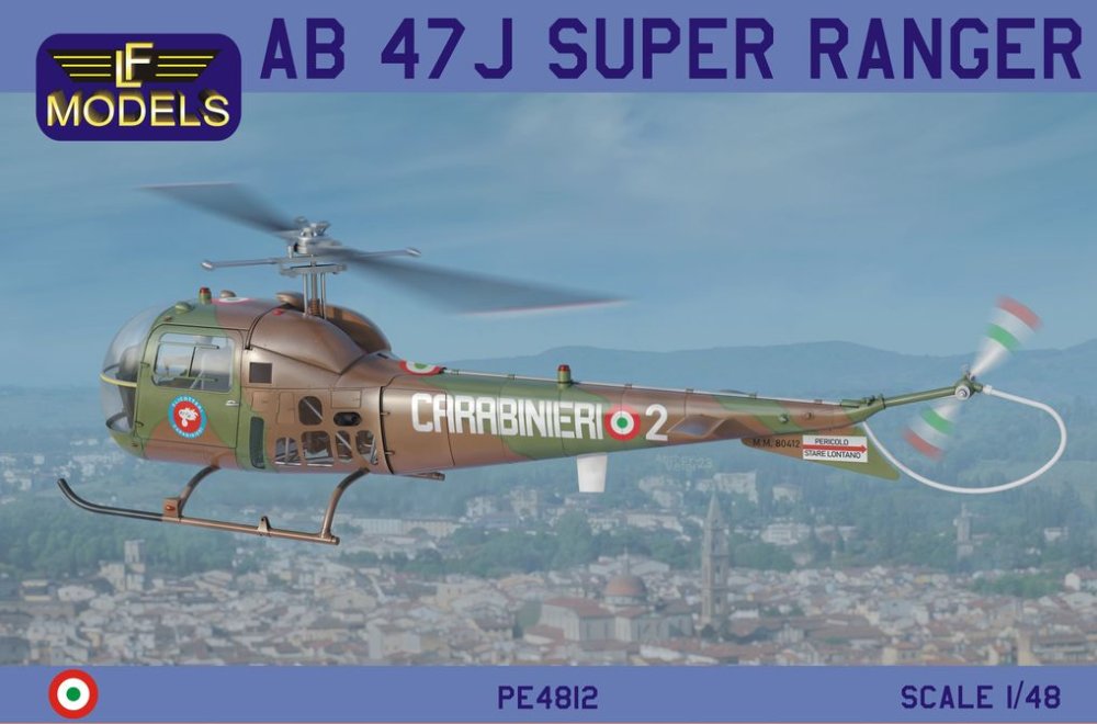1/48 AB 47J Super Ranger (3x Italian camo)