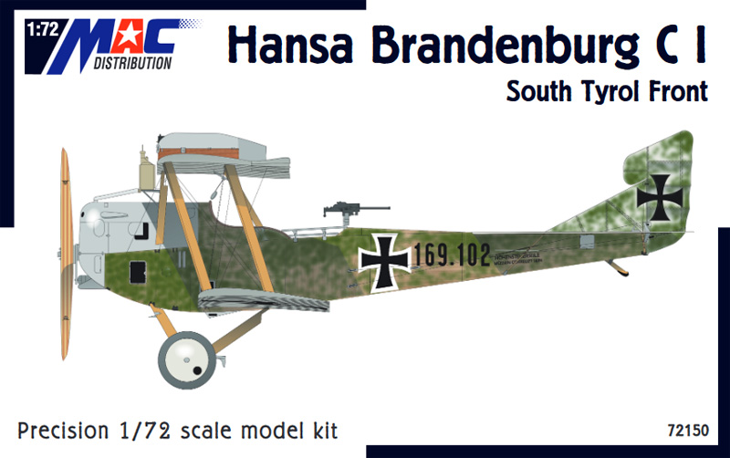1/72 Hansa Brandenburg C.I (South Tyrol Front)