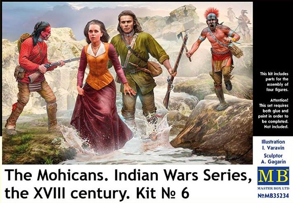 1/35 The Mohicans, Indian Wars Series (4 fig.)