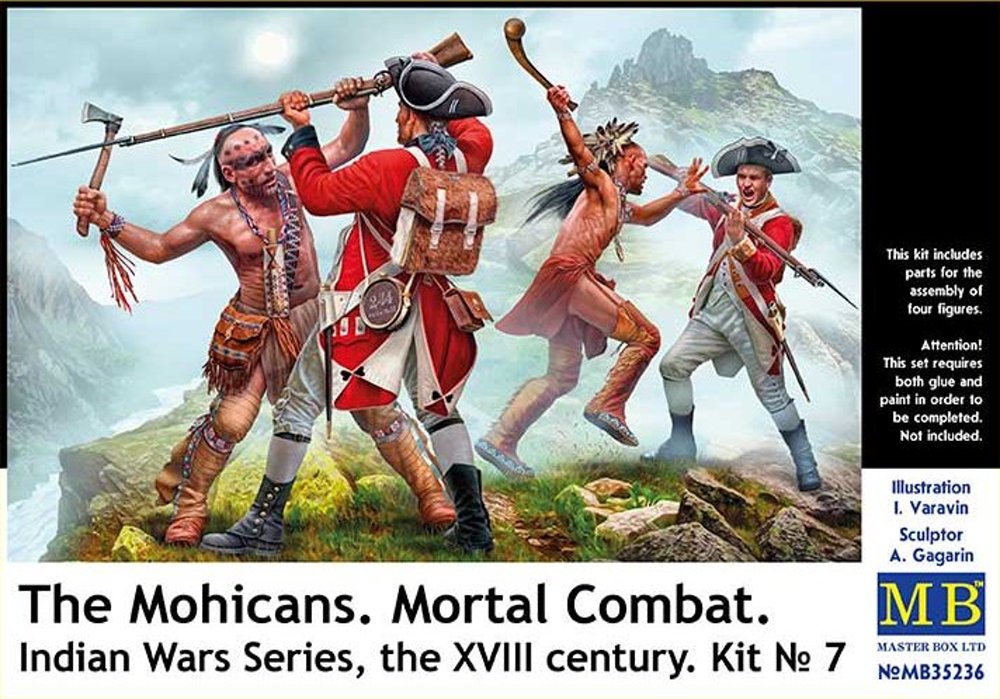 1/35 Mortal Combat, Indian Wars Series (4 fig.)