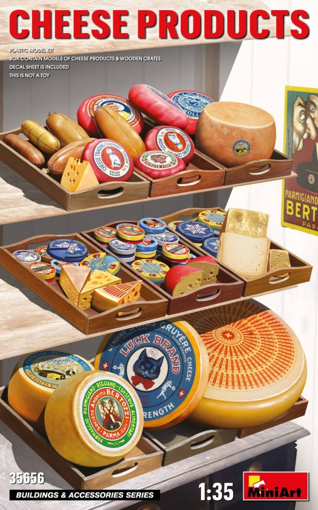 1/35 Cheese Products w/ wooden crates (incl.decal)
