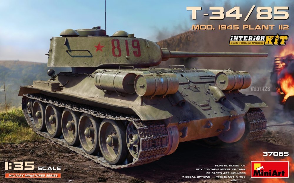 1/35 T-34/85 mod.1945 Plant 112 w/ Inter.Kit