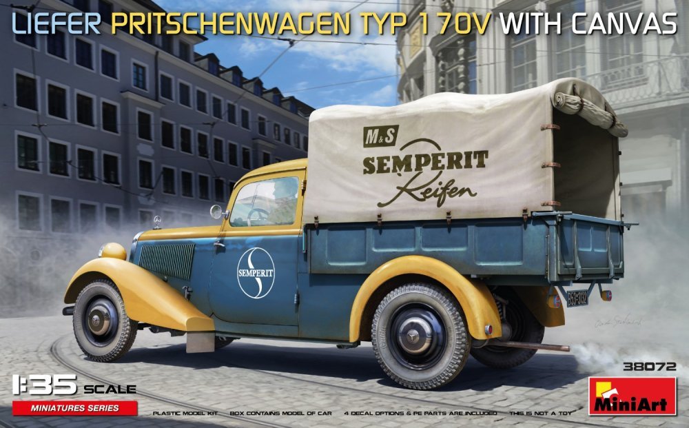 1/35 Liefer Pritschenwagen Typ 170V w/ Canvas