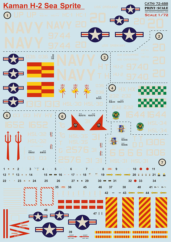 1/72 Kaman Sea Sprite H-2 (wet decal)