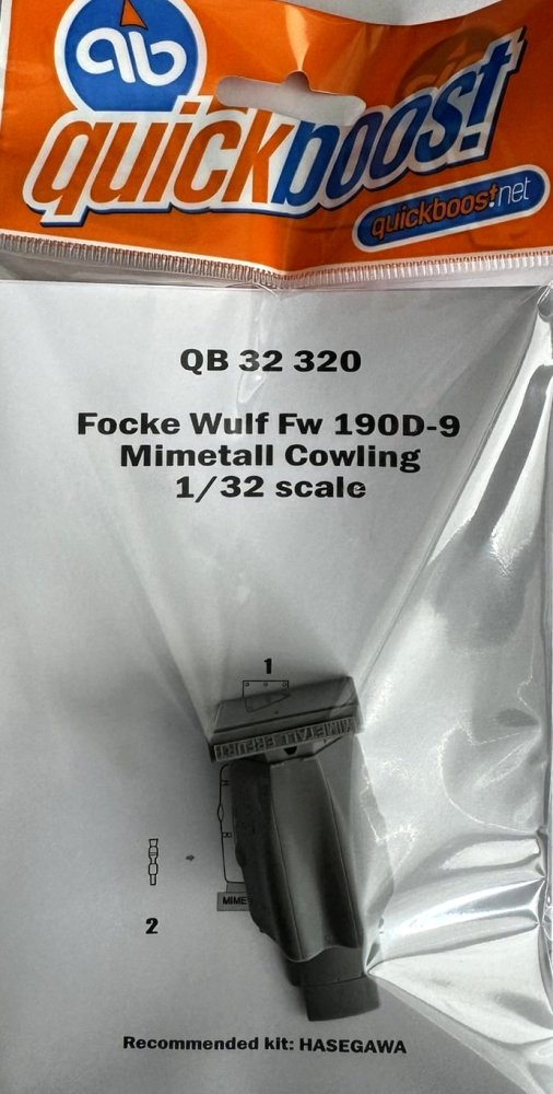 1/32 Fw 190D-9 mimetall cowling (HAS)