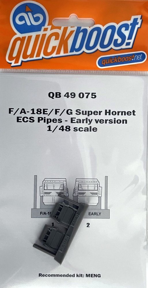 1/48 F/A-18E/F/G Sup.Hornet ECS pipes early (MENG)