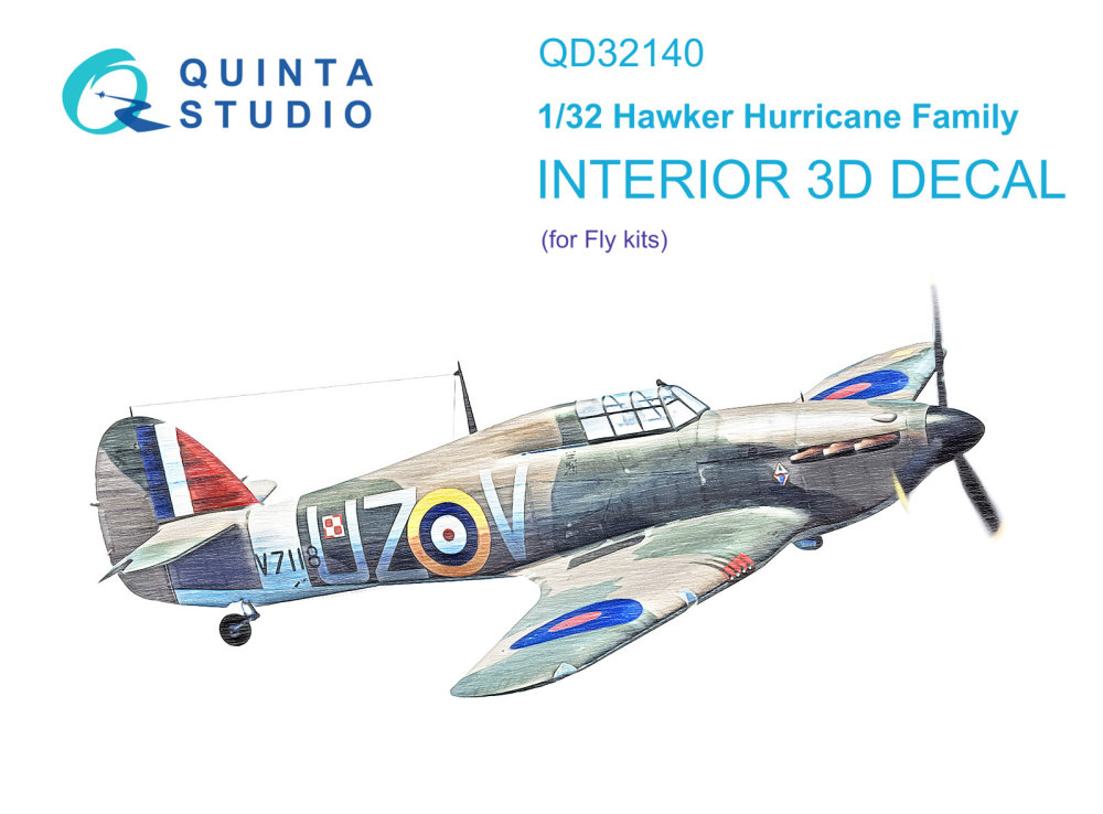1/32 Hawker Hurricane Family 3D-Print.&colour.Int.