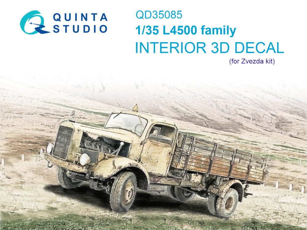 1/35 L4500 family 3D-Print.&col.Interior (ZVE)