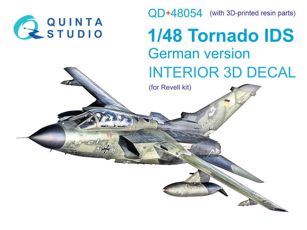 1/48 Tornado IDS German 3D-Print.&col.Inter. w/ 3D