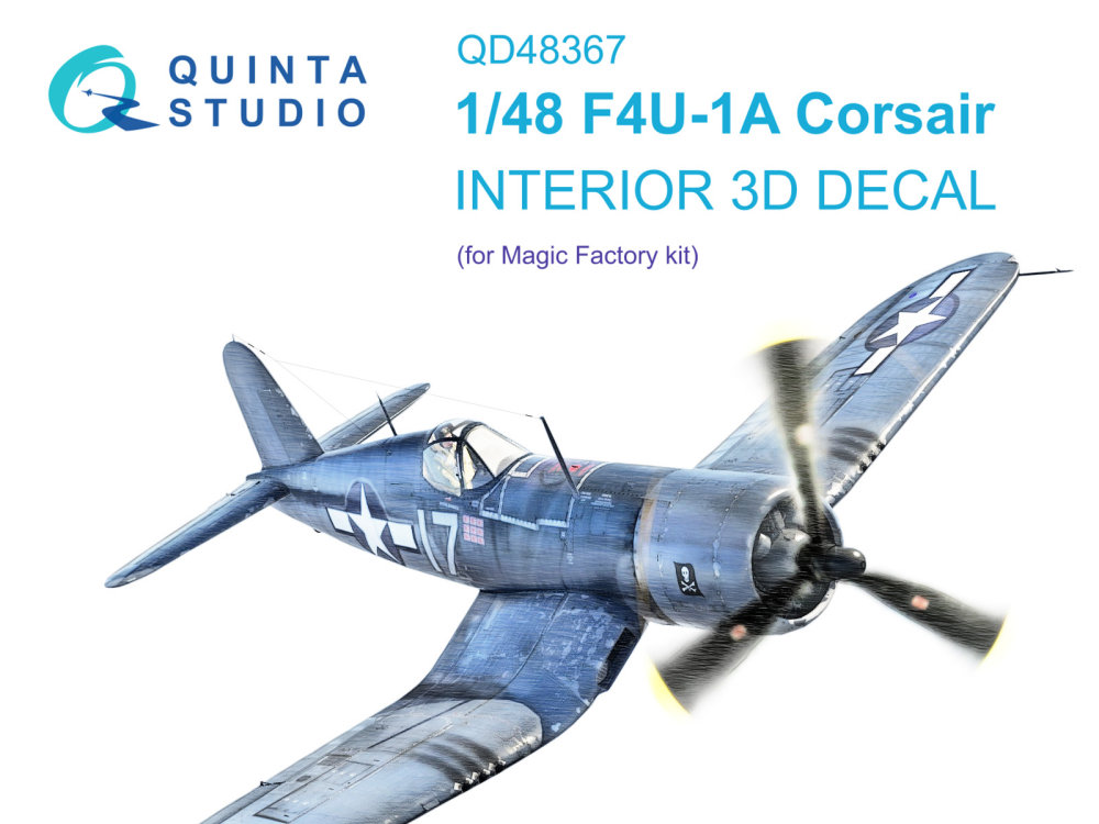 1/48 F4U-1A 3D-Print.&col.Interior (MAGIC F.)