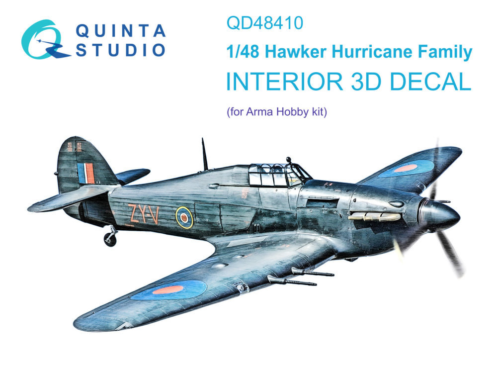 1/48 Hurricane family 3D-Print.&col.Inter. (ARMA)