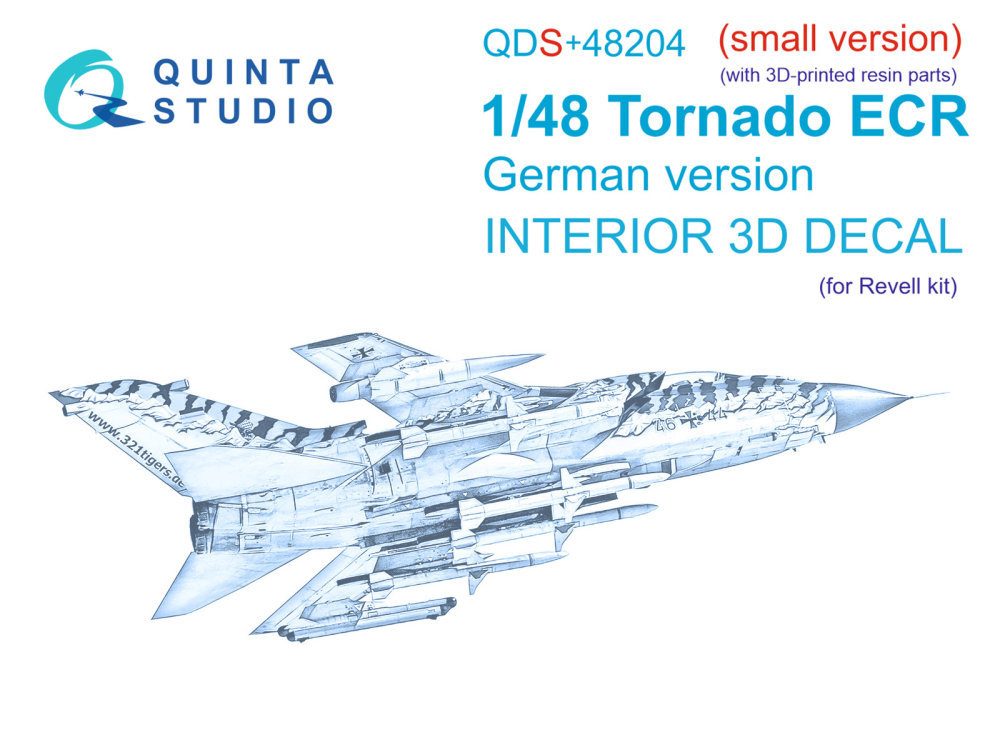 1/48 Tornado ECR German 3D-Print.&col.Int. SMALL