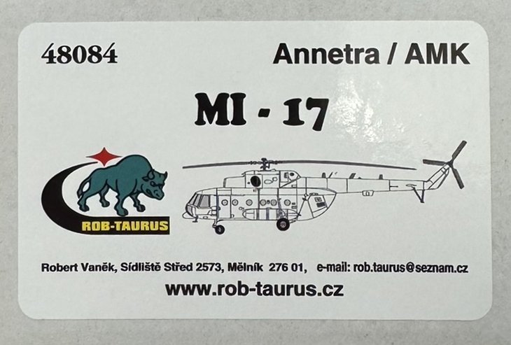 1/48 Vacu Canopy Mi-17 (ANNETRA/AMK)