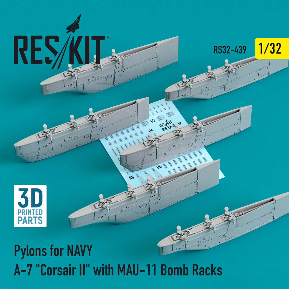 1/32 Pylons for NAVY A-7 'Corsair II' w/ MAU-11