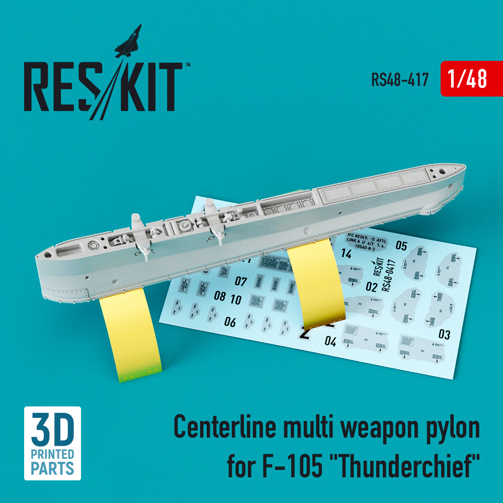 1/48 Centerline multi weapon pylon for F-105