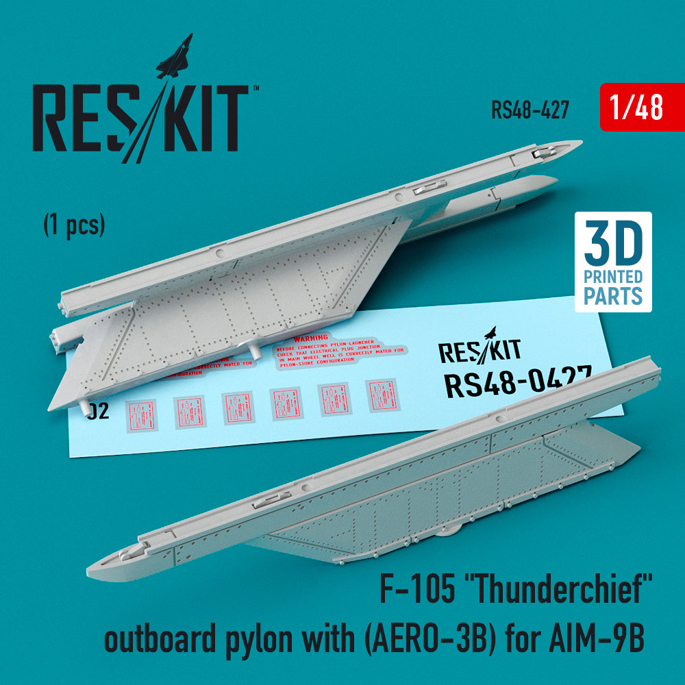 1/48 F-105 'Thunderchief' outboard pylon f. AIM-9B