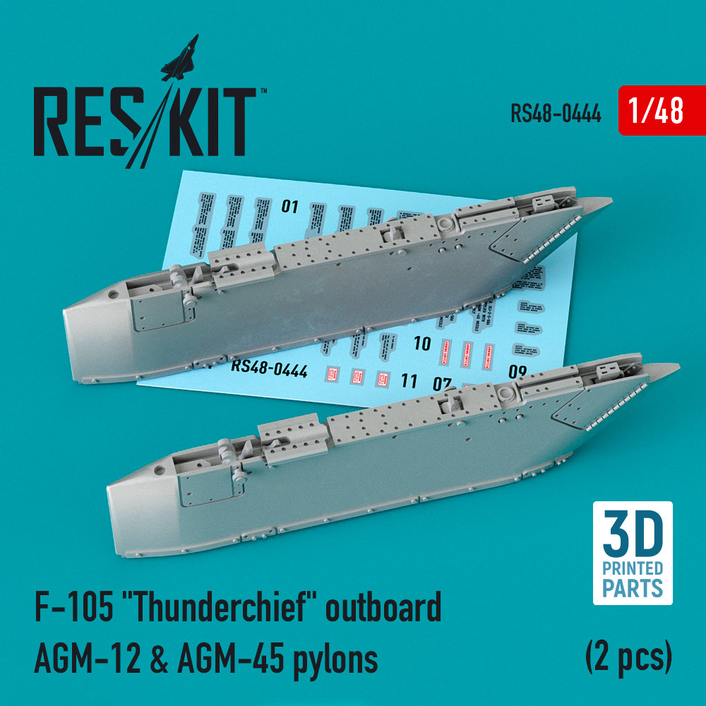 1/48 F-105 'Thunderchief' outboard AGM-12 & AGM-45