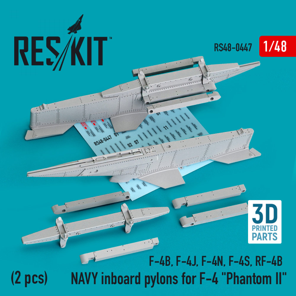 1/48 NAVY inboard pylons F-4 'Phantom II' (2 pcs.)