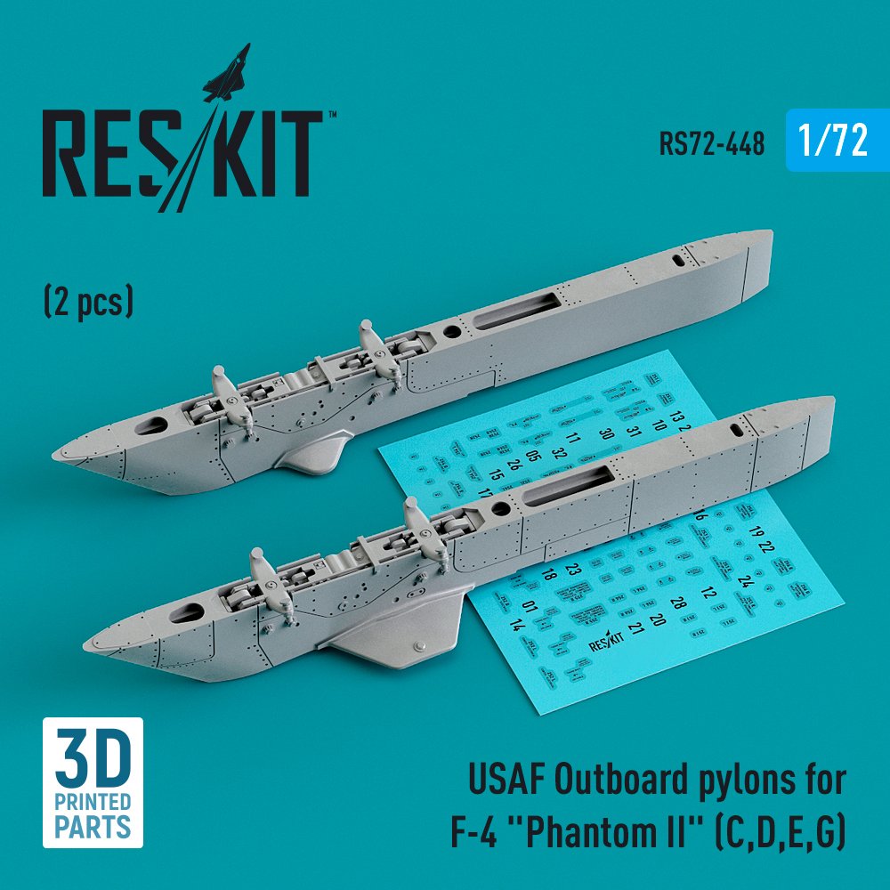 1/72 USAF Outboard pylons F-4 'Phantom II' C,D,E,G