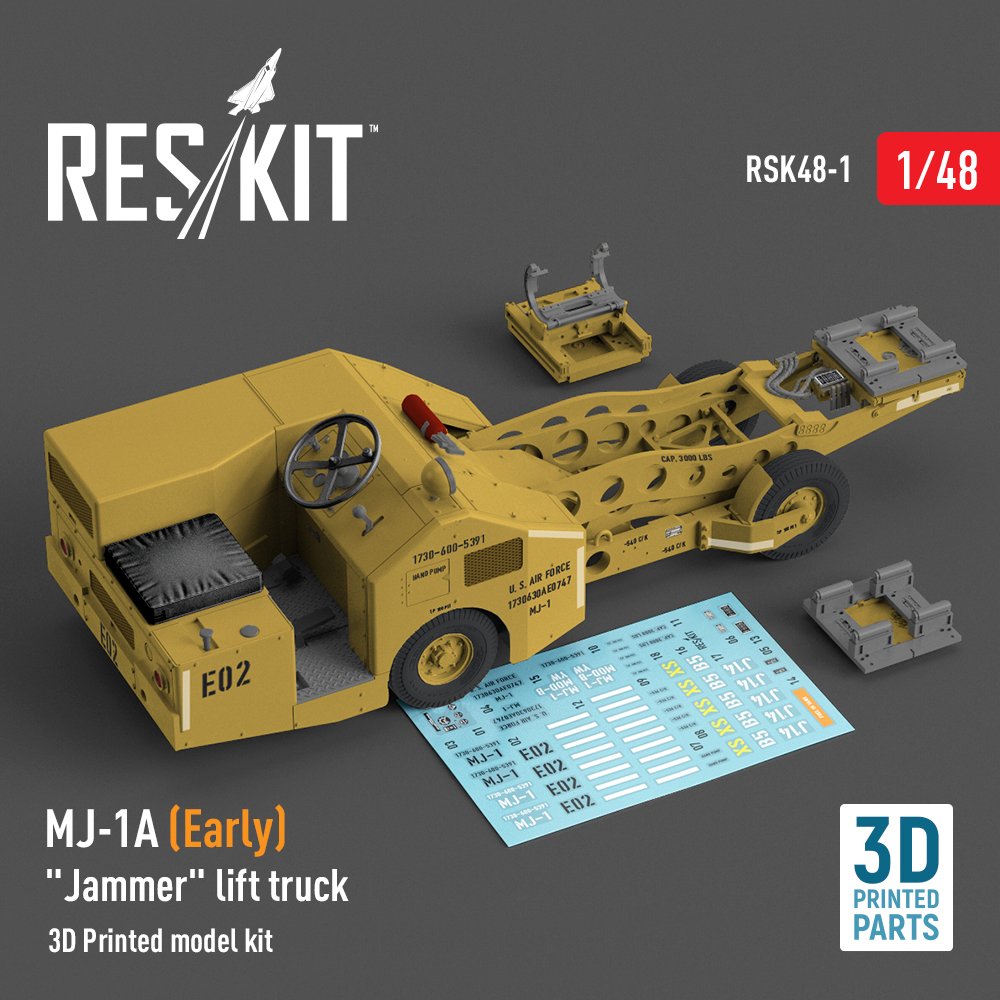 1/48 MJ-1A Early 'Jammer' lift truck (3D model)