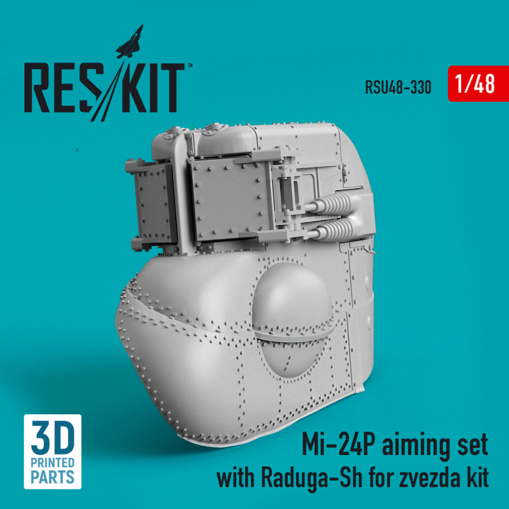 1/48 Mi-24P aiming set w/ Raduga-Sh (ZVE) 3D Print