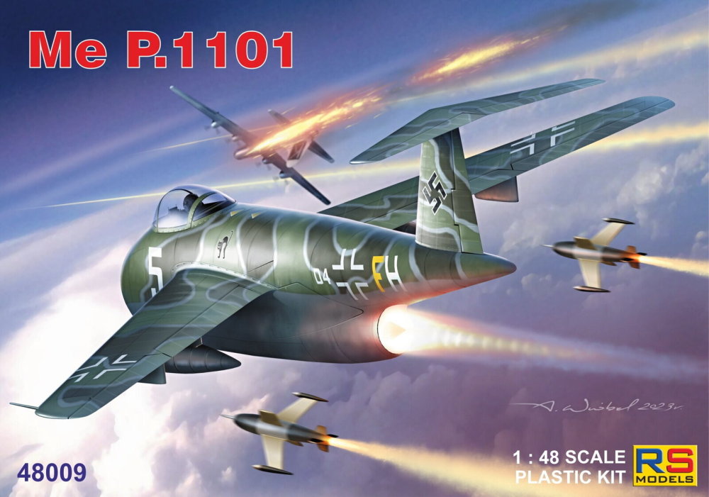 1/48 Me P.1101 (2x Luftwaffe, Czechoslovakia)