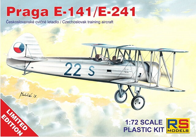 1/72 Praga E-141/E-241 Czechoslovak training plane