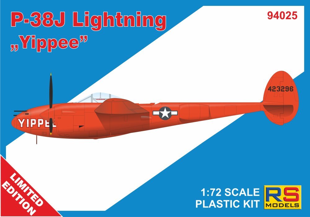 1/72 Lockheed P-38J Lightning 'YIPPEE' (May 1944)