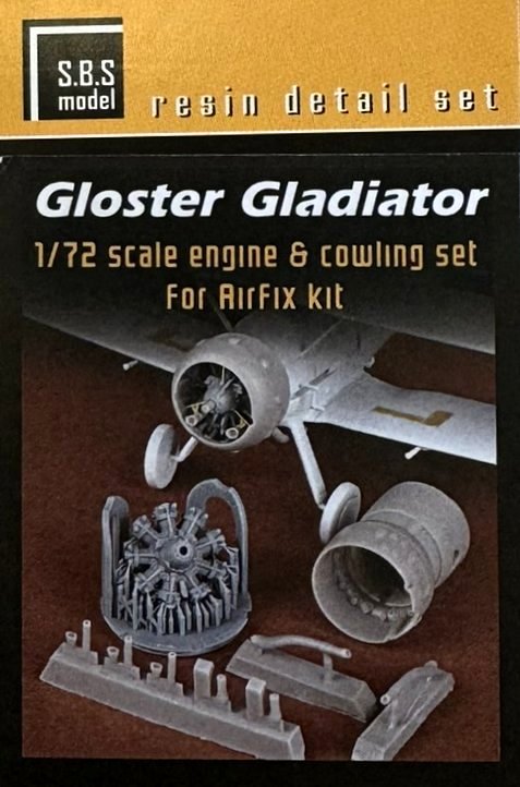 1/72 Gloster Gladiator - Engine&cowling set (AIRF)